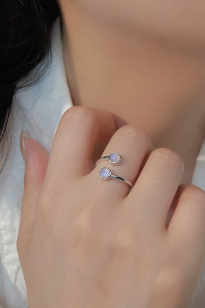 moonstone toi et moi ring