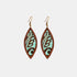 geometric wooden dangles