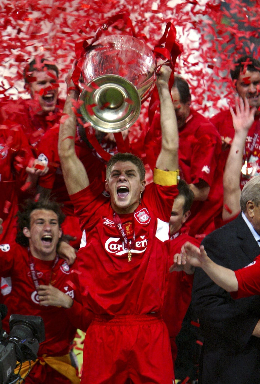 2004/2005 Liverpool Retro Shirt Home Champions League Final