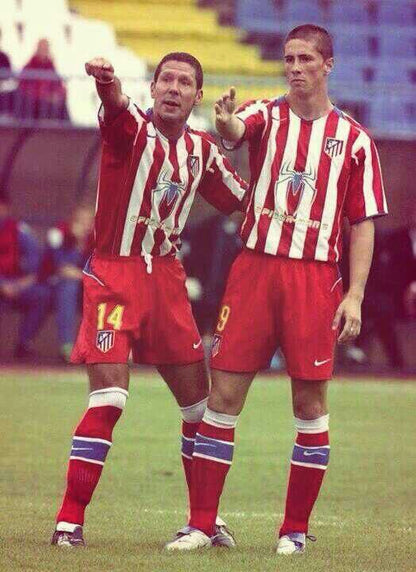 2004/2005 Spiderman Atletico Madrid Retro Shirt Home