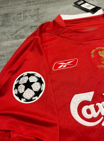 2004/2005 Liverpool Retro Shirt Home Champions League Final