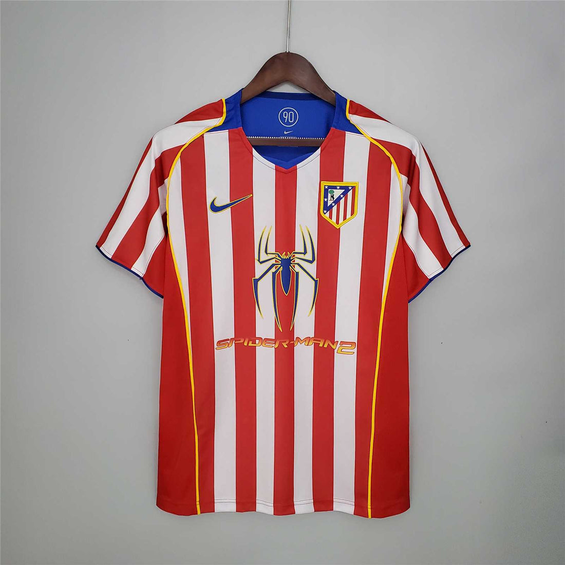 2004/2005 Spiderman Atletico Madrid Retro Shirt Home