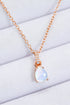 moonstone teardrop neckchain