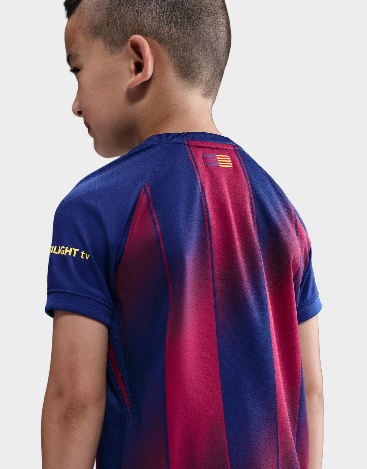 2025-26 FC Barcelona Home Kids Football Kit