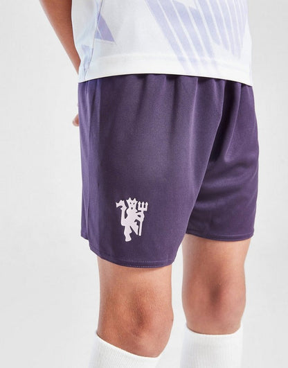 2025-26 Manchester United Away Kids Kit