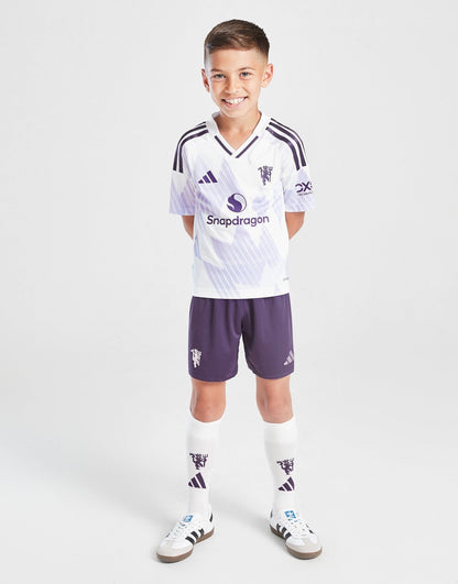 2025-26 Manchester United Away Kids Kit