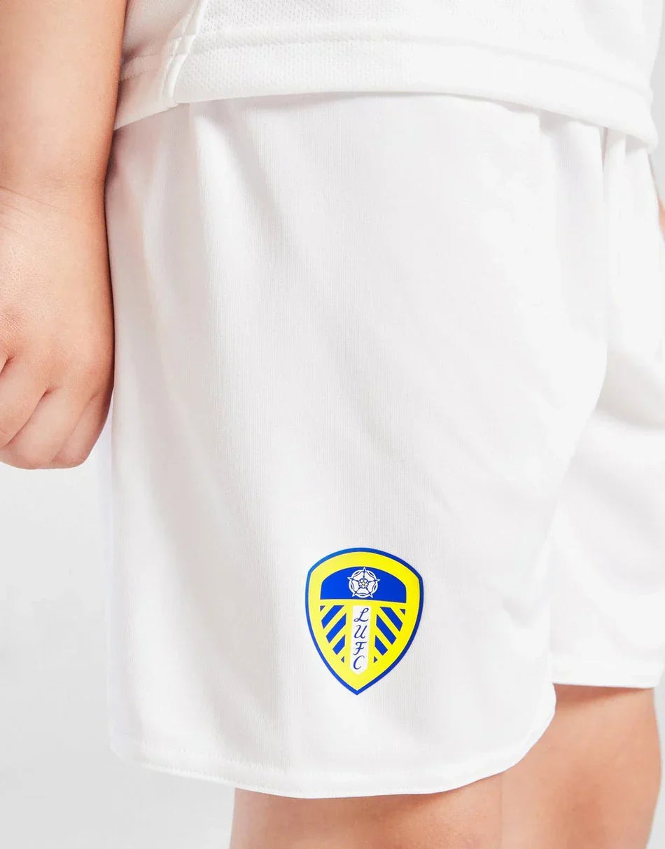 2025-26 Leeds United Home Kids Kit