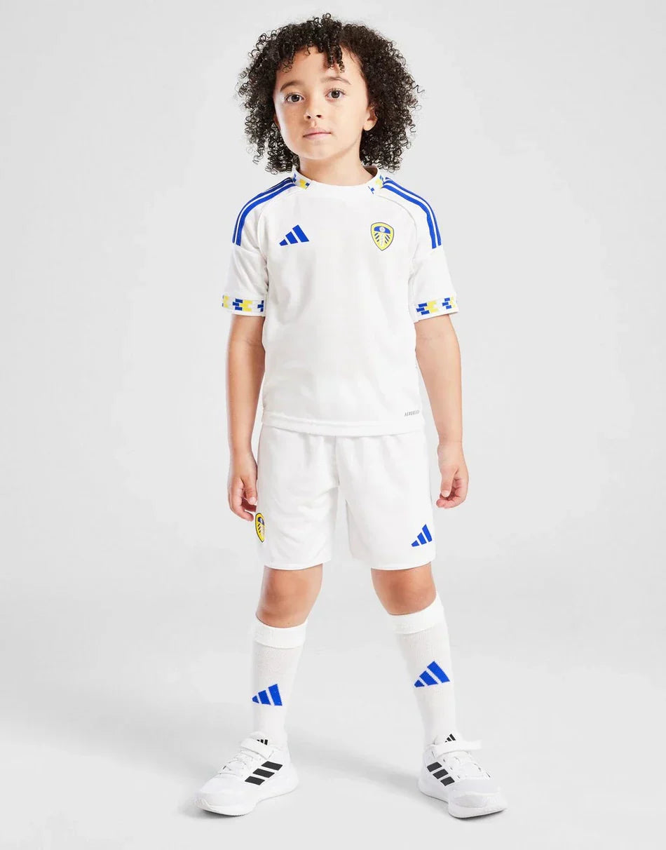 2025-26 Leeds United Home Kids Kit