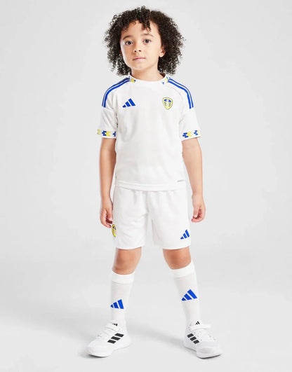 2025-26 Leeds United Home Kids Kit