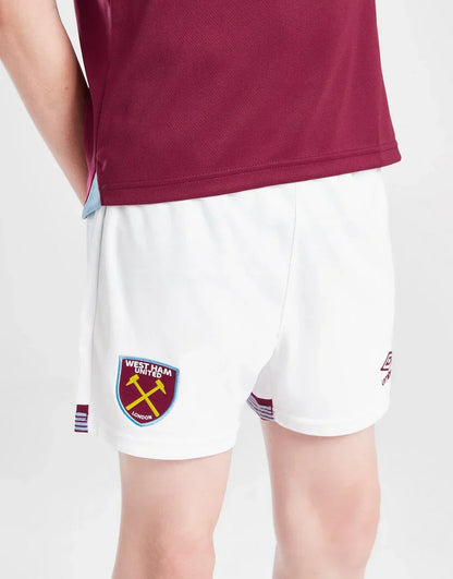 2025-26 West Ham Home Kids Kit