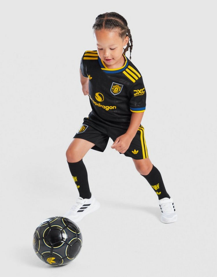 2025-26 Manchester United Third Kids Kit