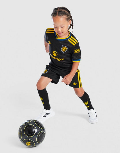 2025-26 Manchester United Third Kids Kit