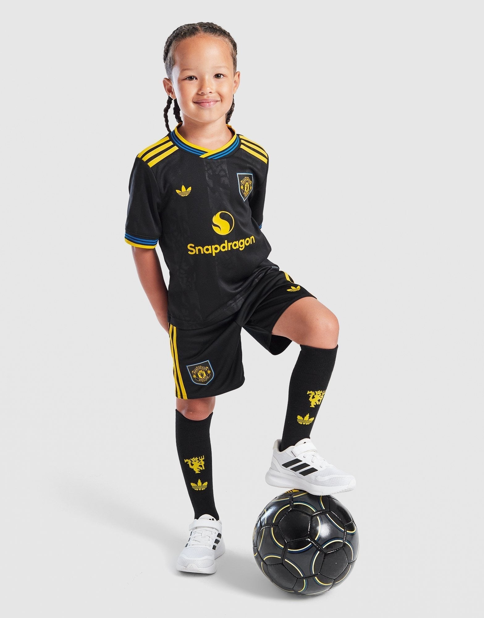 2025-26 Manchester United Third Kids Kit