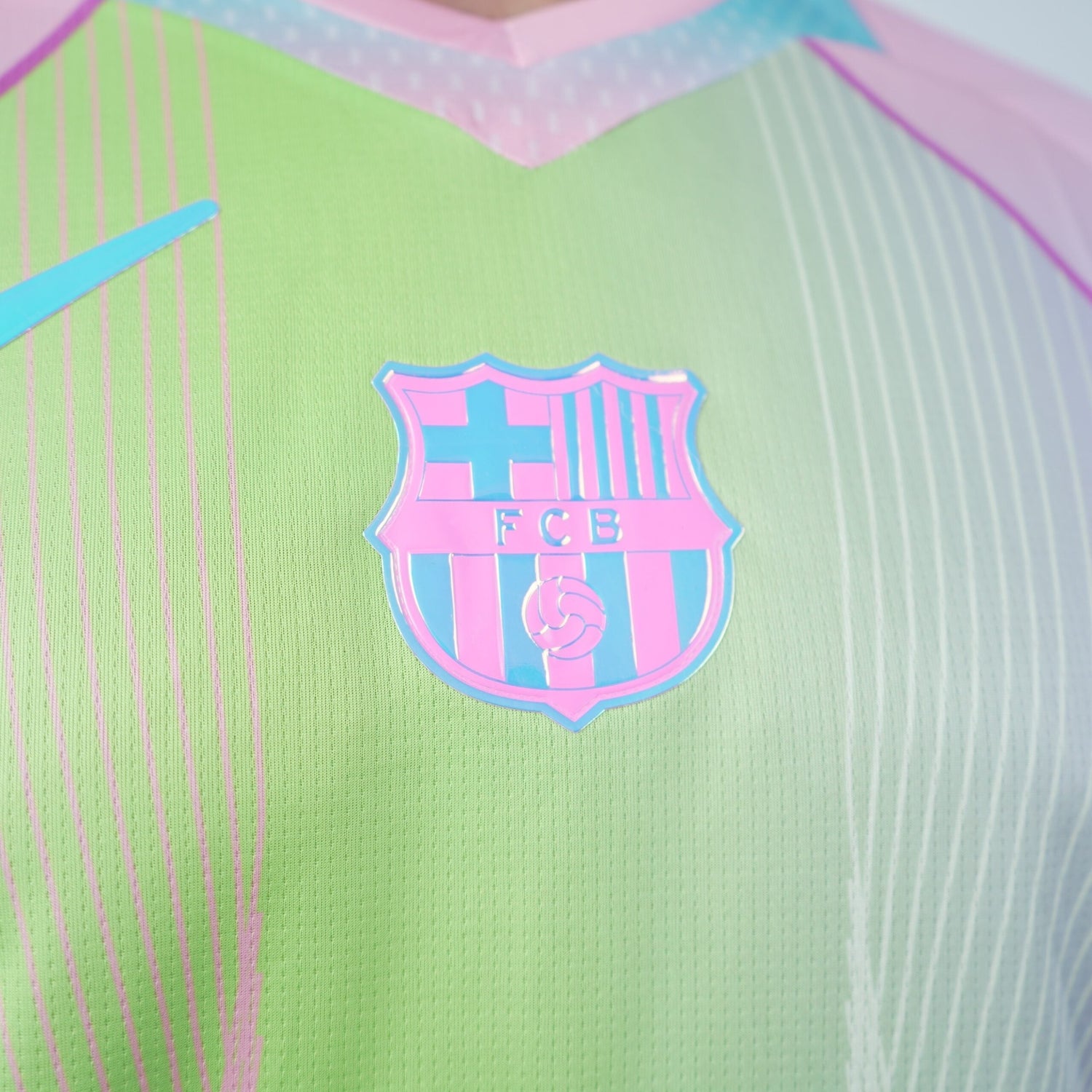 2025/26 FC Barcelona Green Dream Shirt - Player Edition