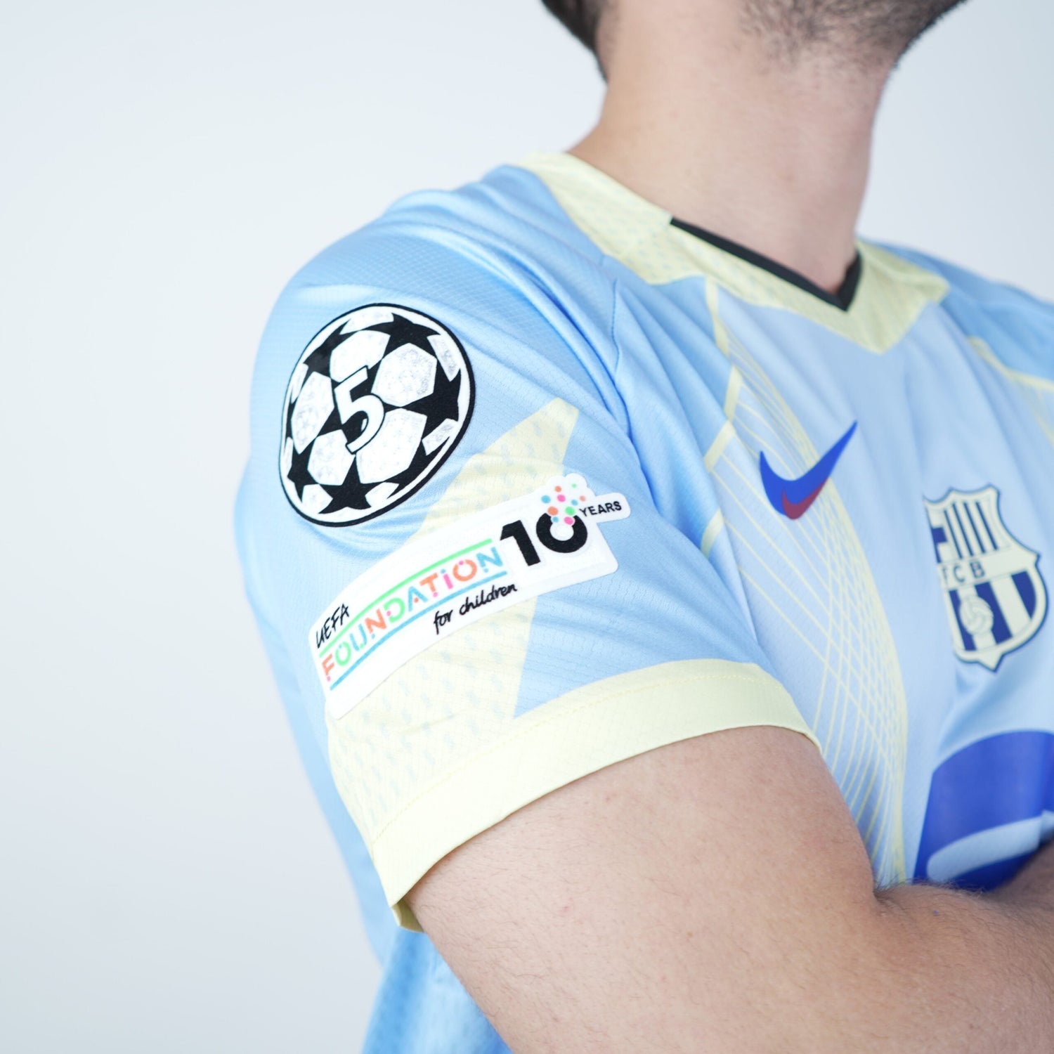 2025/26 FC Barcelona Calm Sea Shirt - Player Edition