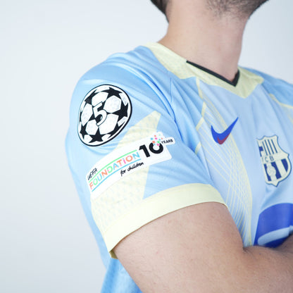 2025/26 FC Barcelona Calm Sea Shirt - Player Edition