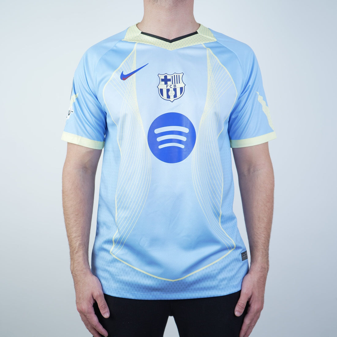 2025/26 FC Barcelona Calm Sea Shirt - Player Edition