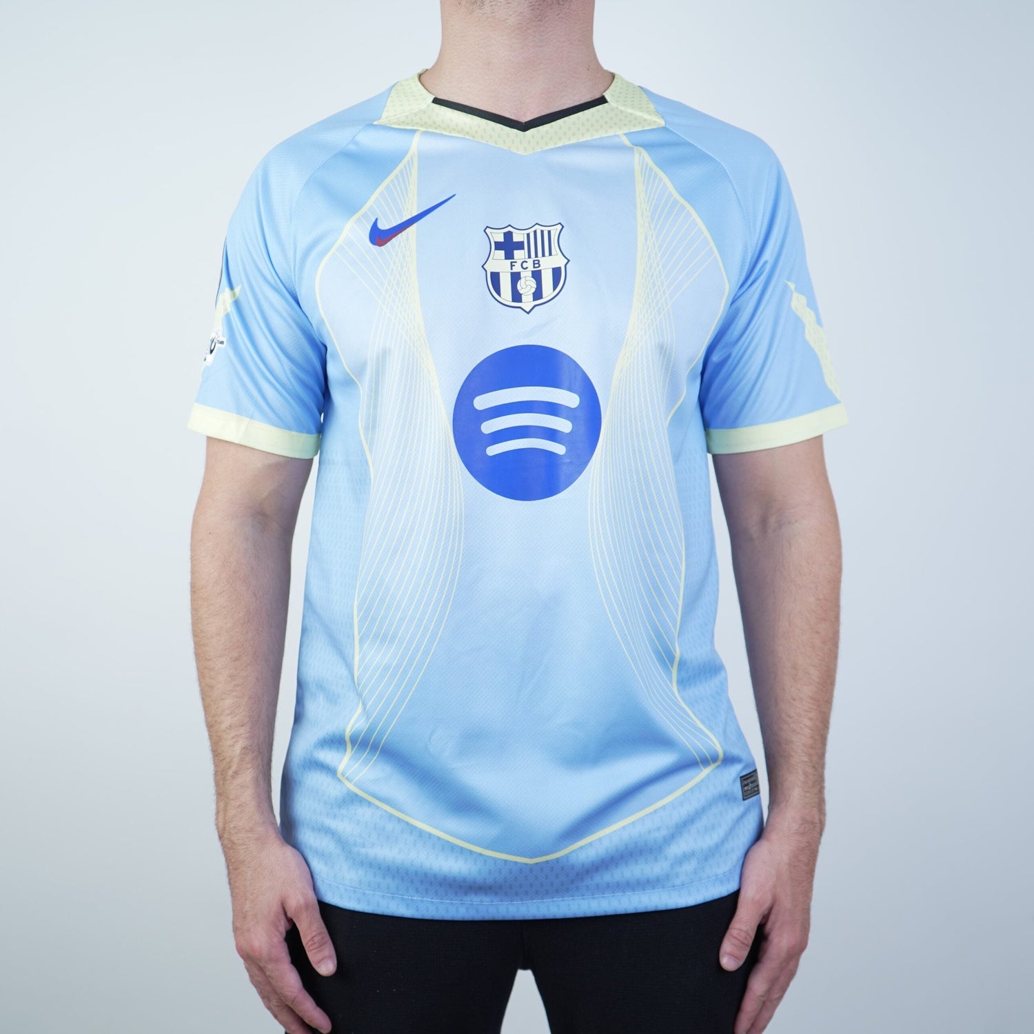 2025/26 FC Barcelona Calm Sea Shirt - Player Edition