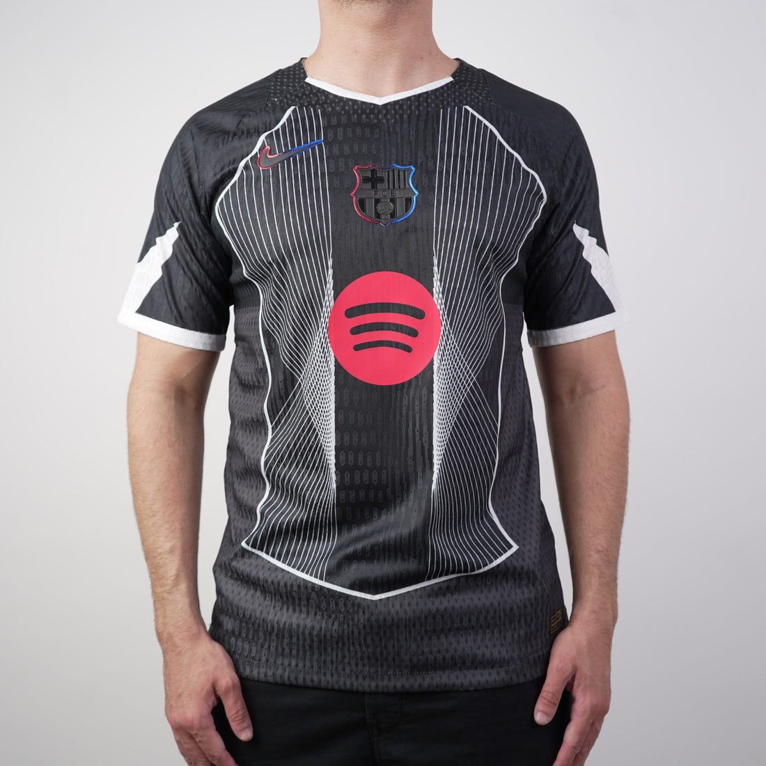 2025/26 FC Barcelona Black Darkness Shirt - Player Edition