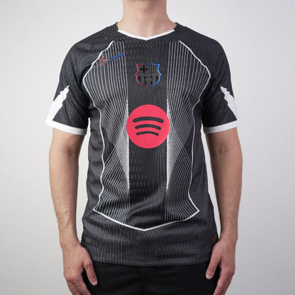 2025/26 FC Barcelona Black Darkness Shirt - Player Edition