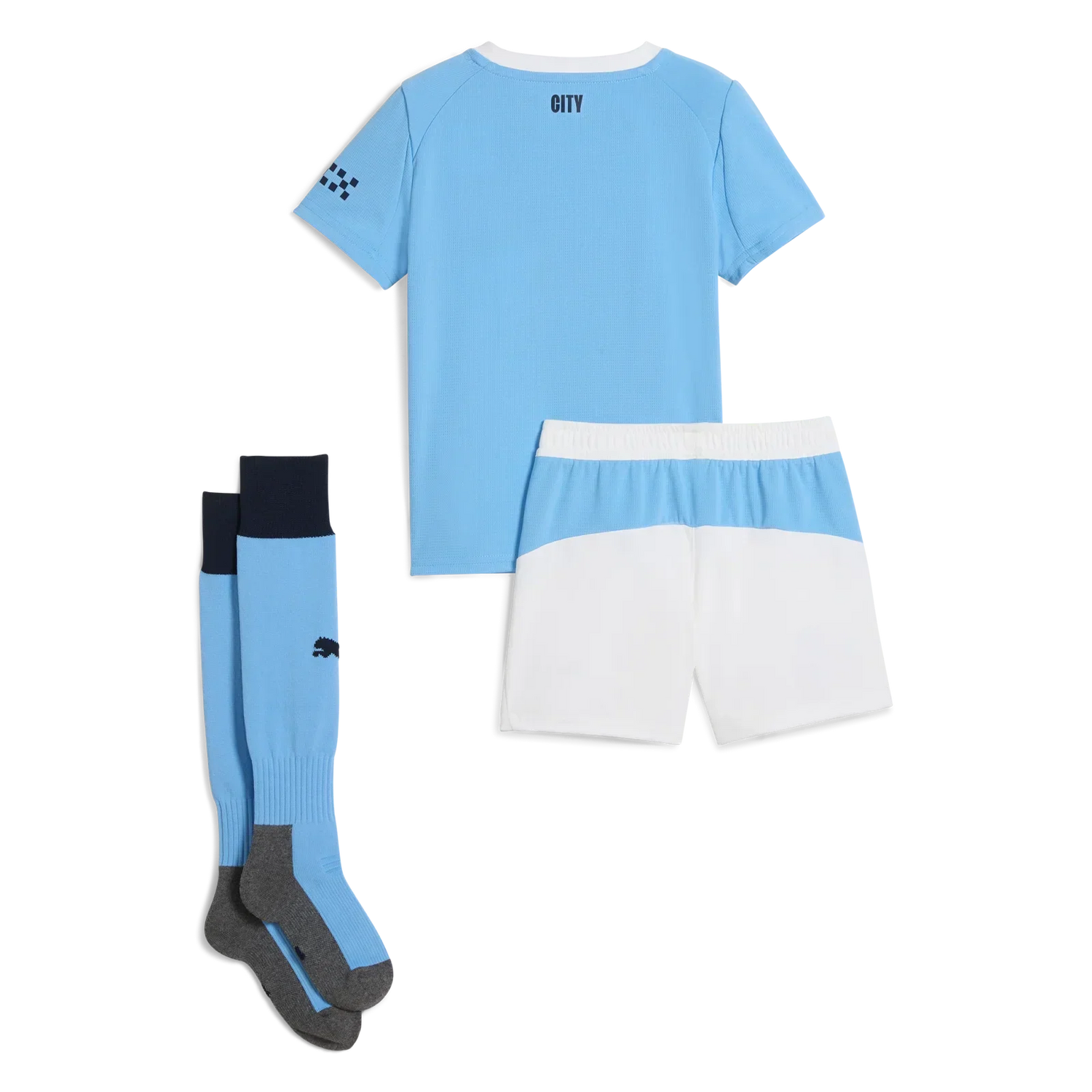 2025-26 Manchester City Kids Football Kit - Home