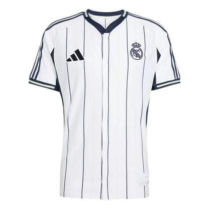 2025-26 Real Madrid Baseball Shirt