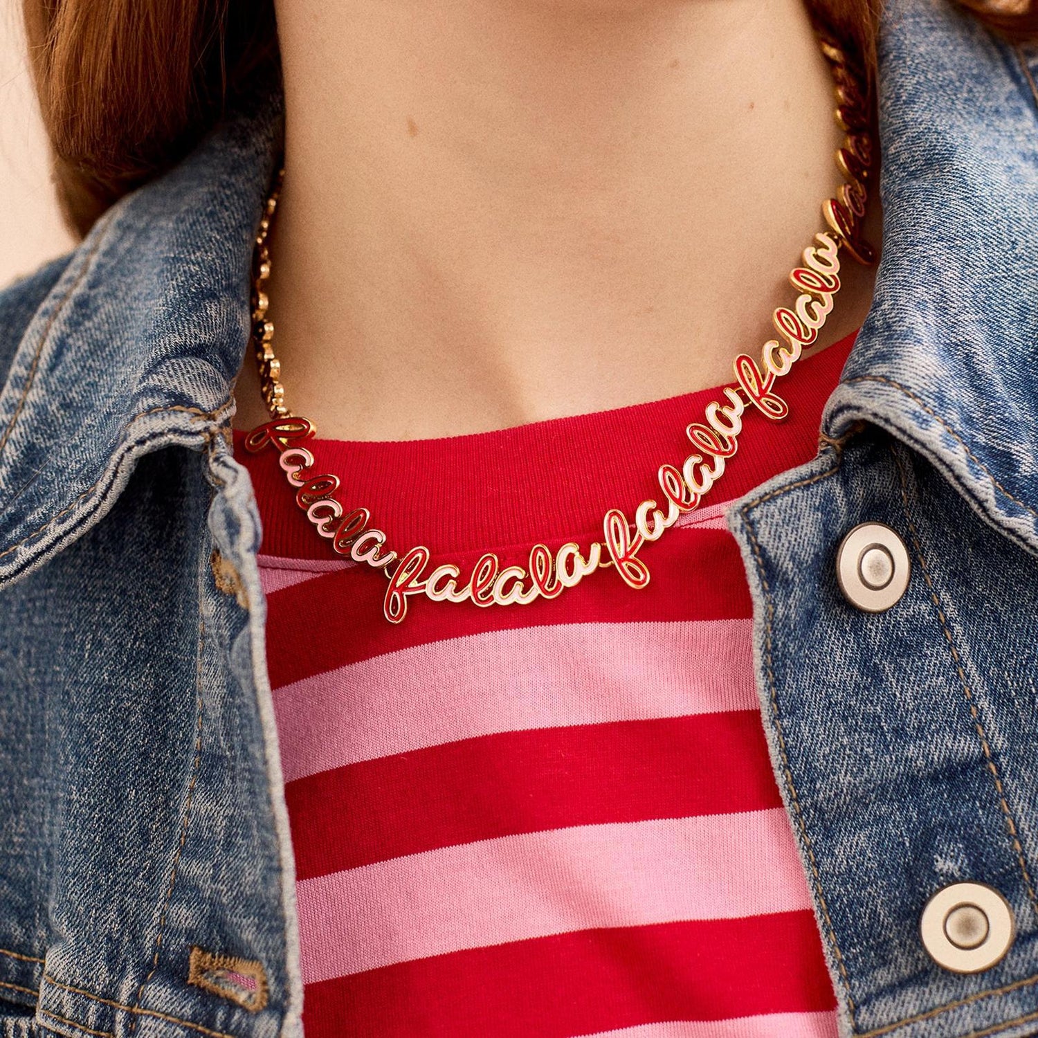 gold beaded rhinestone chain
