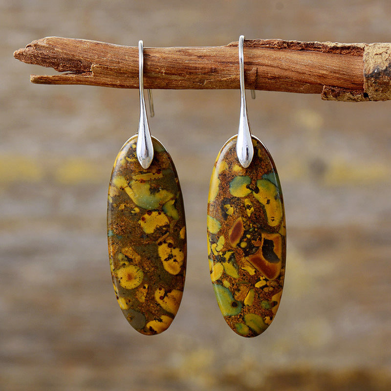 gemstone copper dangles