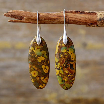 gemstone copper dangles