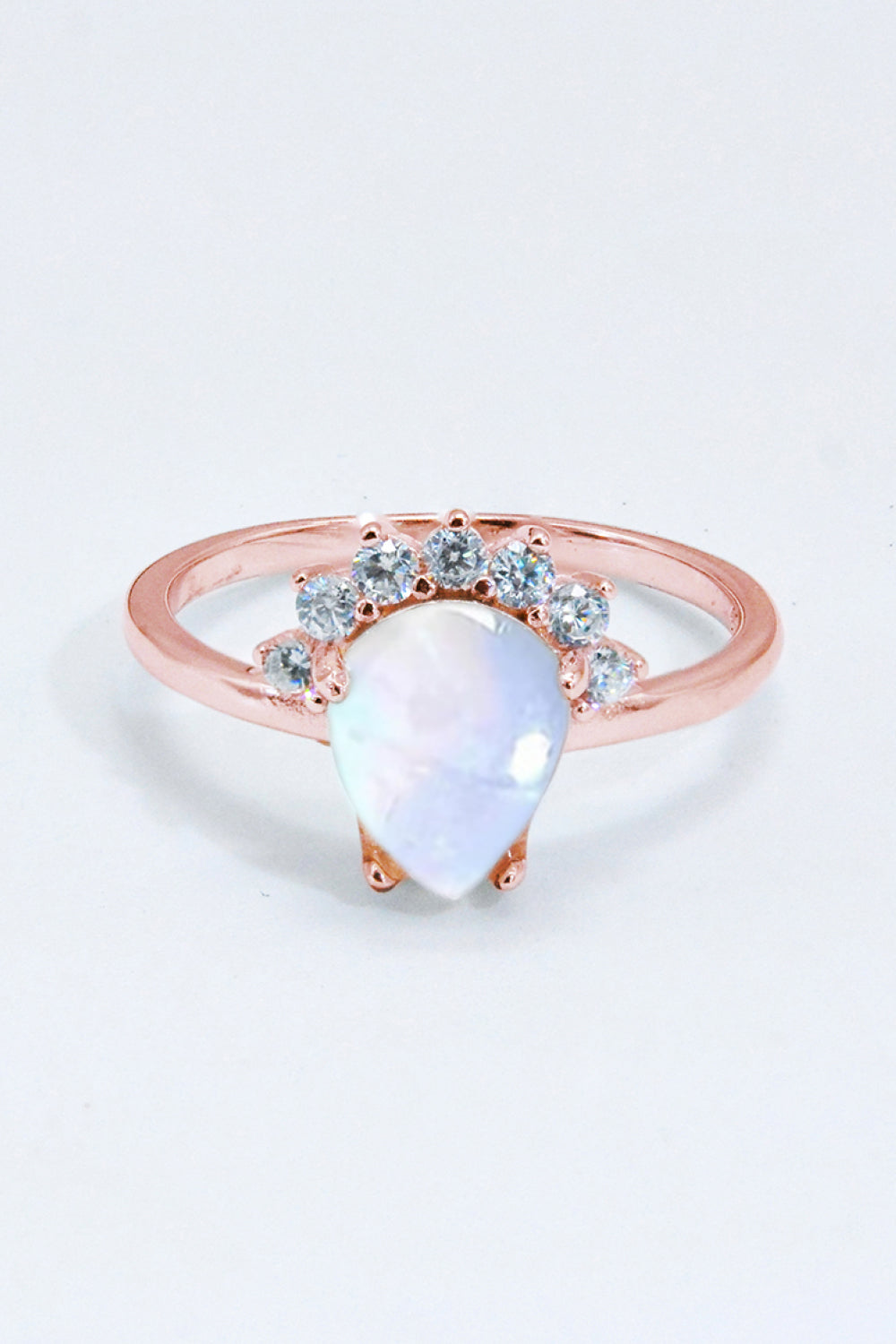 moonstone silver ring