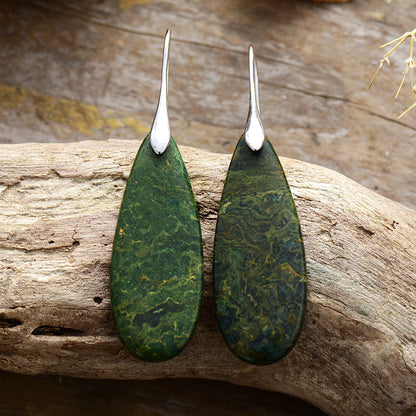 gemstone waterdrop dangles
