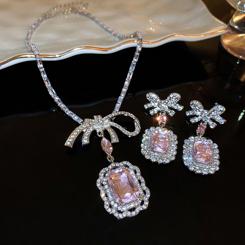 geometric crystal dangle hoops