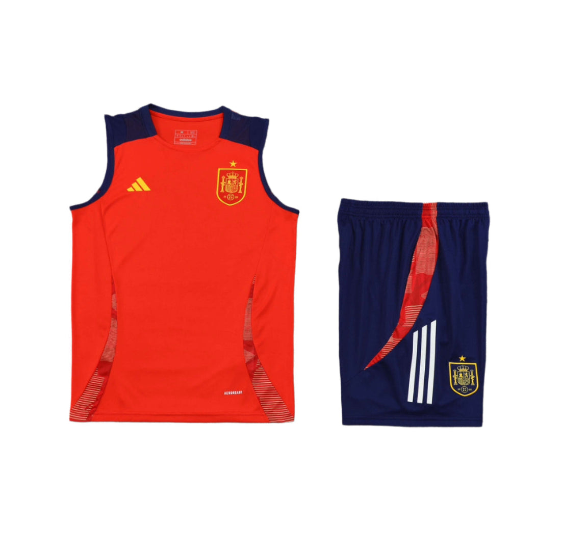 Spain Sleeveless Summer Training Set 2024-25