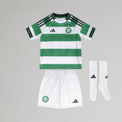 2025-26 Celtic Kids Football Kit Home