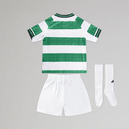 2025-26 Celtic Kids Football Kit Home