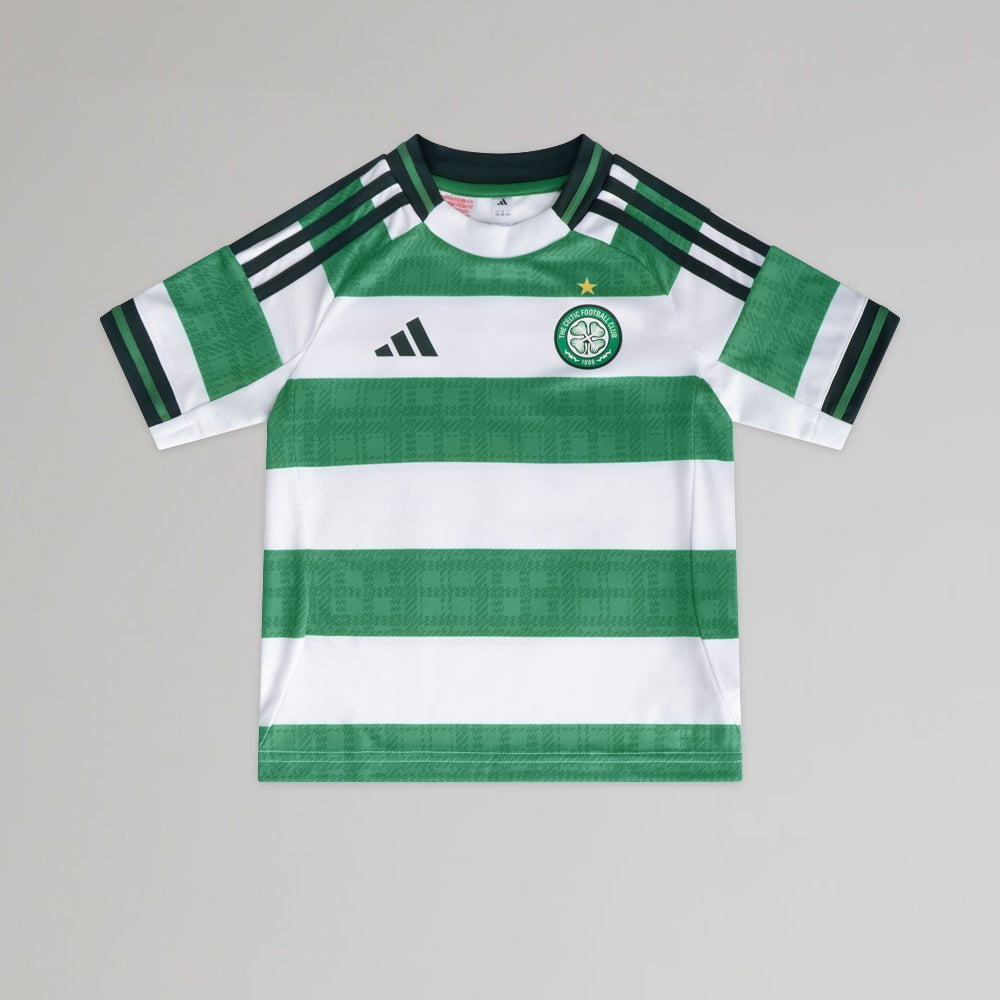 2025-26 Celtic Kids Football Kit Home