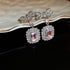 geometric crystal dangle hoops