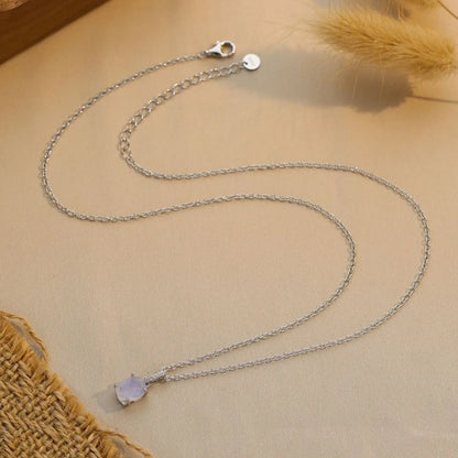 moonstone silver pendant
