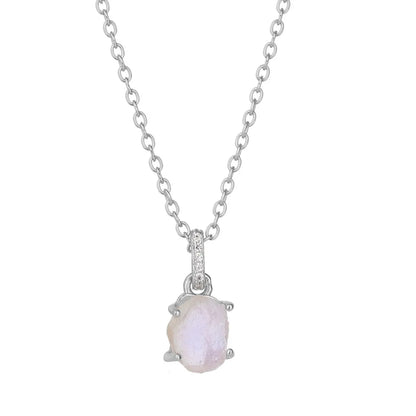 moonstone silver pendant