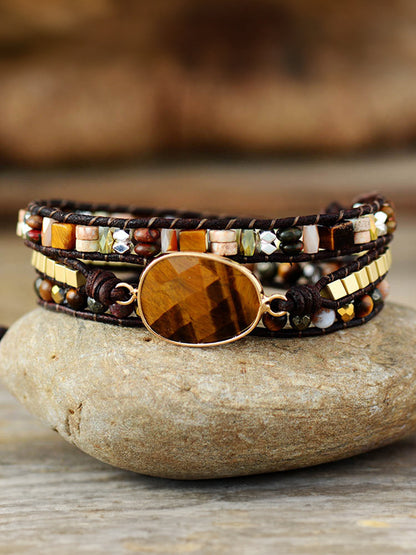 geometric three layer cuff