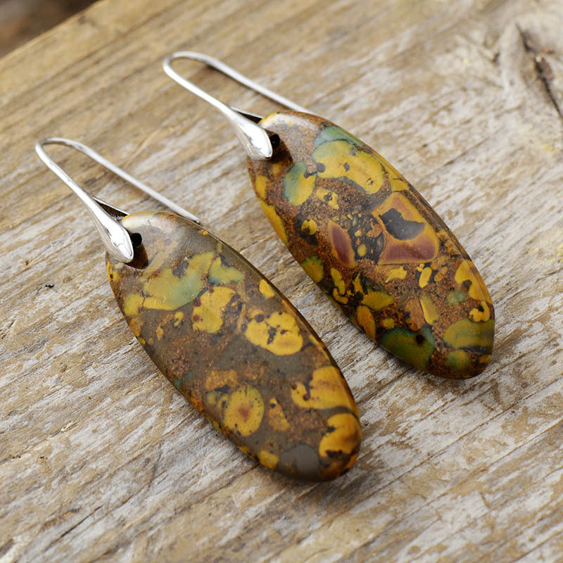 gemstone copper dangles