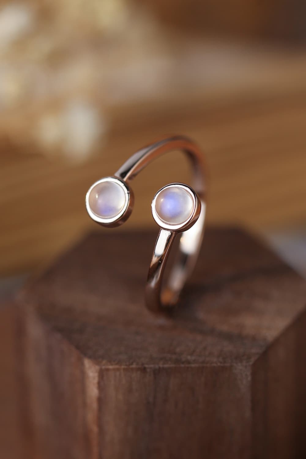 moonstone toi et moi ring