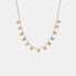 gold zircon pendant chain