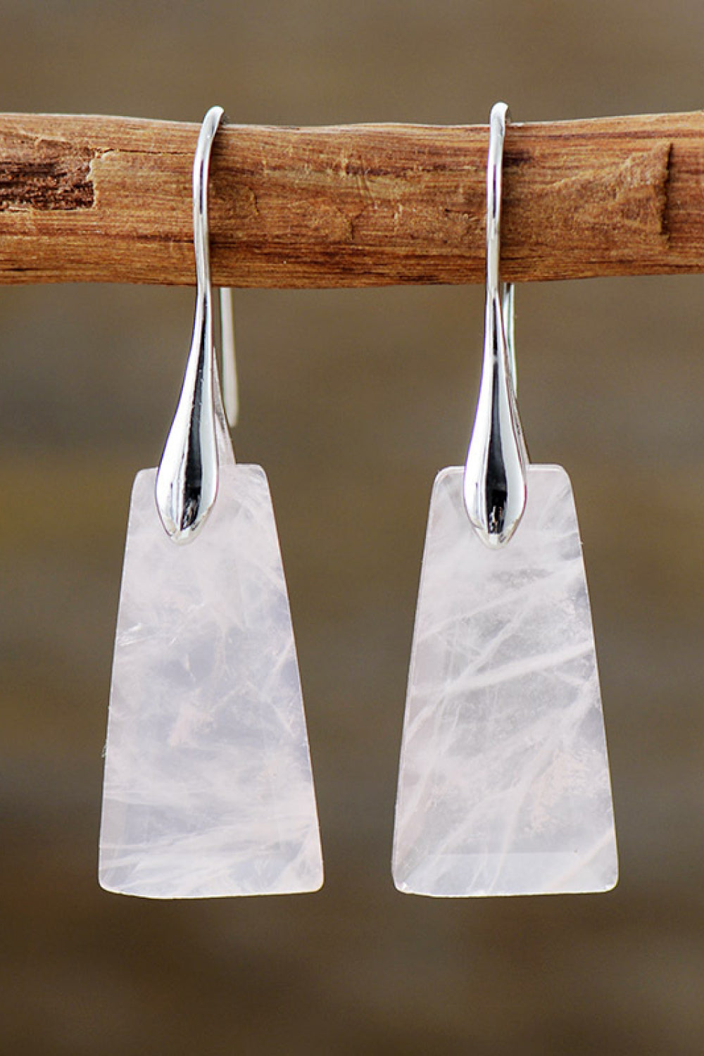 geometric gemstone dangles