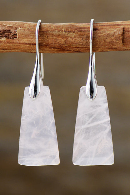geometric gemstone dangles