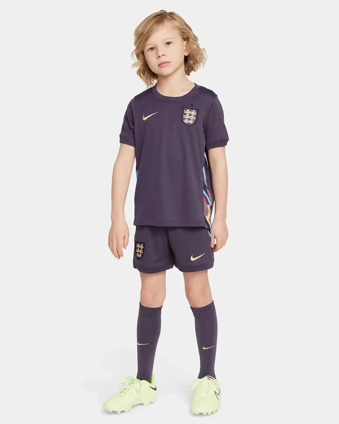 2024 25 England Away Kids Football Kit