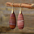 gemstone waterdrop dangles