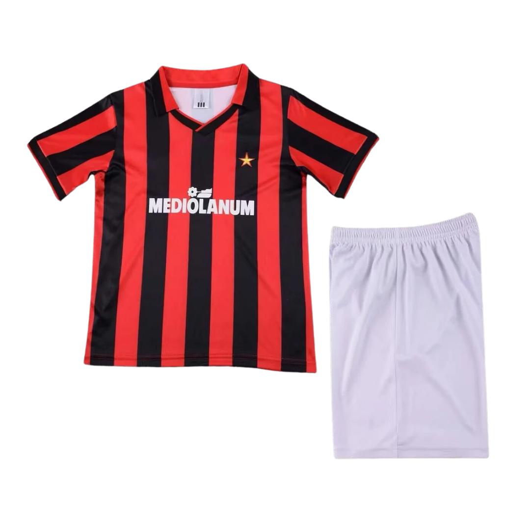 AC Milan Home 1990-1991 - Kids Football Kit