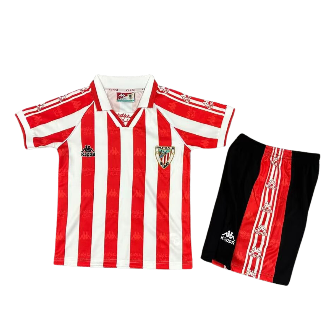 Athletic Club Bilbio Home 1955-1997 - Kids Football Kit