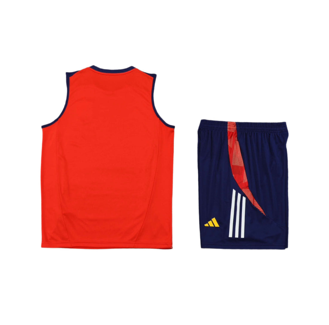 Spain Sleeveless Summer Training Set 2024-25